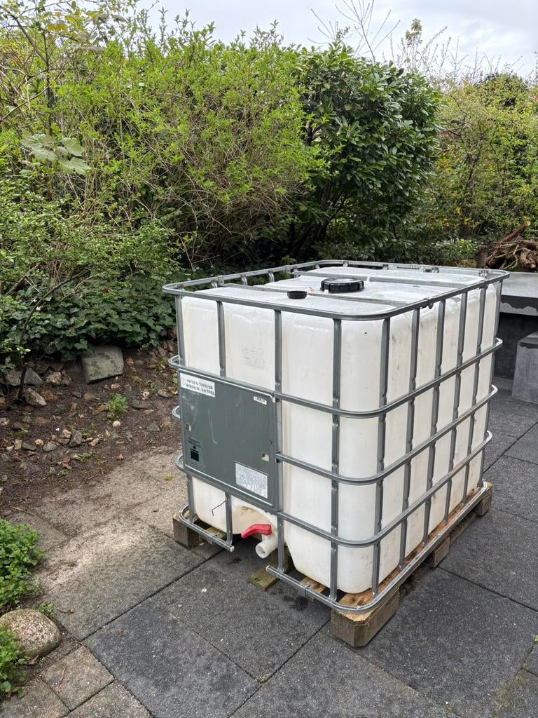 IBC watertank regenwater, 150 liter of meer, Ophalen, Gebruikt