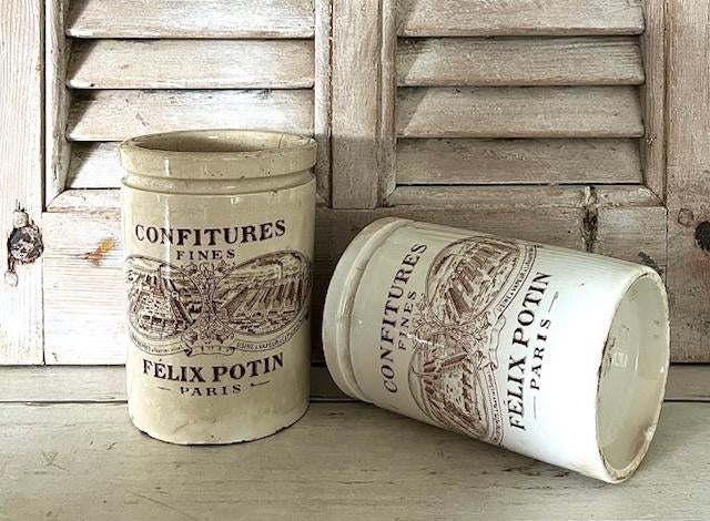 Antieke confiture pot confit pot Félix Potin Paris