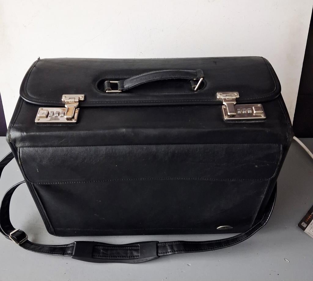 Samsonite Pilotenkoffer / Aktetas met Cijfersloten, Overige merken, Gebruikt, Onbekend@voorbeeld.com, Zwart