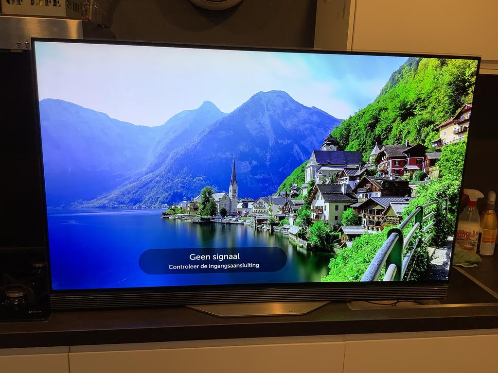 LG OLED TV 55 inch. Doorsnede beeldscherm 140 cm., Ophalen, Gebruikt, OLED, 100 cm of meer