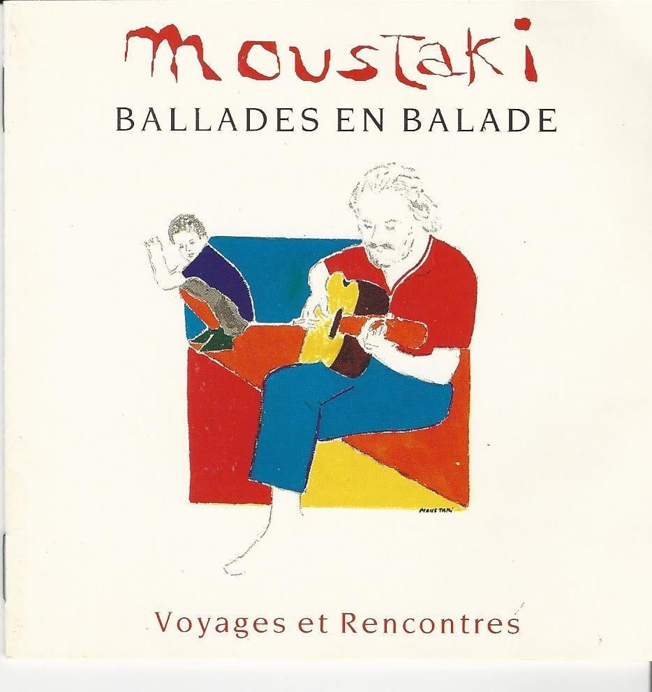 Moustaki ‎– Ballades En Balade - Voyages Et Rencontres= 4,99, Ophalen of Verzenden, Zo goed als nieuw