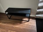 Sidetable bijzettafel zwart staal, Ophalen, Overige materialen, 50 tot 100 cm, Zo goed als nieuw