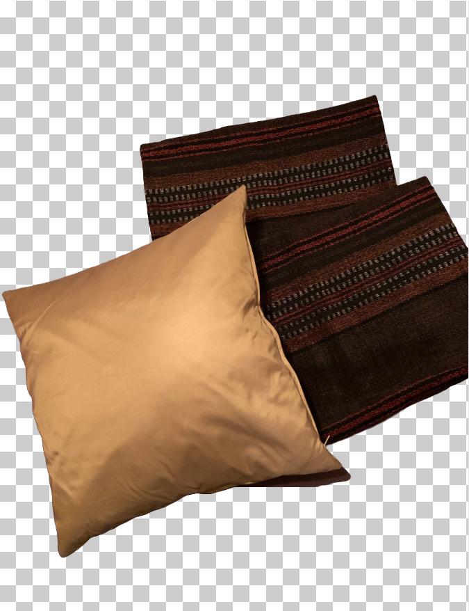 Nieuwe Kussenhoezen - Beige en Gestreept, Ophalen of Verzenden, Nieuw, Beige, Vierkant