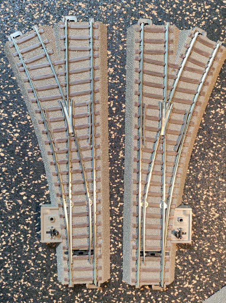 Trix C-rails wisselpaar, Hobby en Vrije tijd, Modeltreinen | H0, Gelijkstroom, Trix, Rails, Ophalen of Verzenden