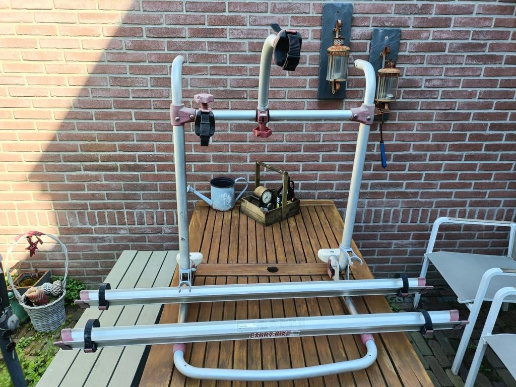 Fiamma Fietsendrager voor kampeerbus., Ophalen, Achterklepdrager