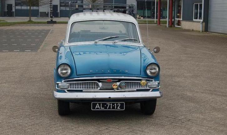 Hillman 1959 Blauw Minx De Luxe klassieker oldtimer, Auto's, Overige Auto's, Particulier, Benzine, Sedan, Geïmporteerd, Blauw