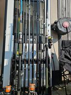 Diverse gebruikte hengels: zee-, boot- en telescoophengels, Ophalen of Verzenden