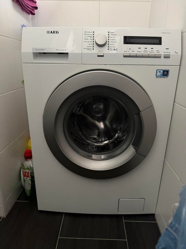 AEG Lavamat Protex 7kg wasmachine, Ophalen, 6 tot 8 kg, Voorlader, Kort programma