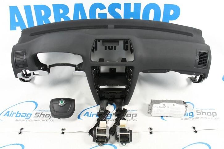 Airbag set - Dashboard Skoda Octavia facelift (2009-2013), Auto-onderdelen, Dashboard en Schakelaars, Gebruikt, Ophalen of Verzenden