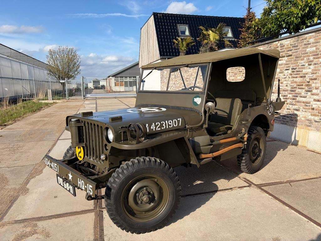 willys MB ww2 jeep 1942 in nieuwstaat, Ophalen, Amerika