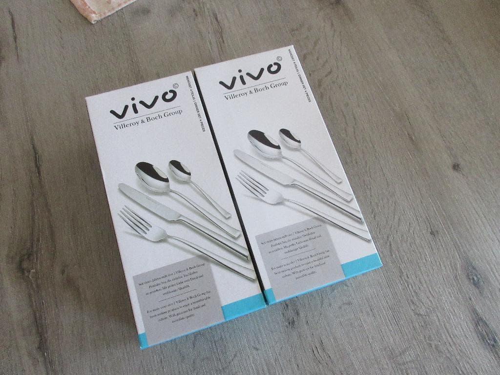 Vivo AH 4 Delige Diner Couverts Nieuw in de Doosjes, Huis en Inrichting, Keuken | Bestek, Ophalen of Verzenden, Nieuw, Rvs of Chroom