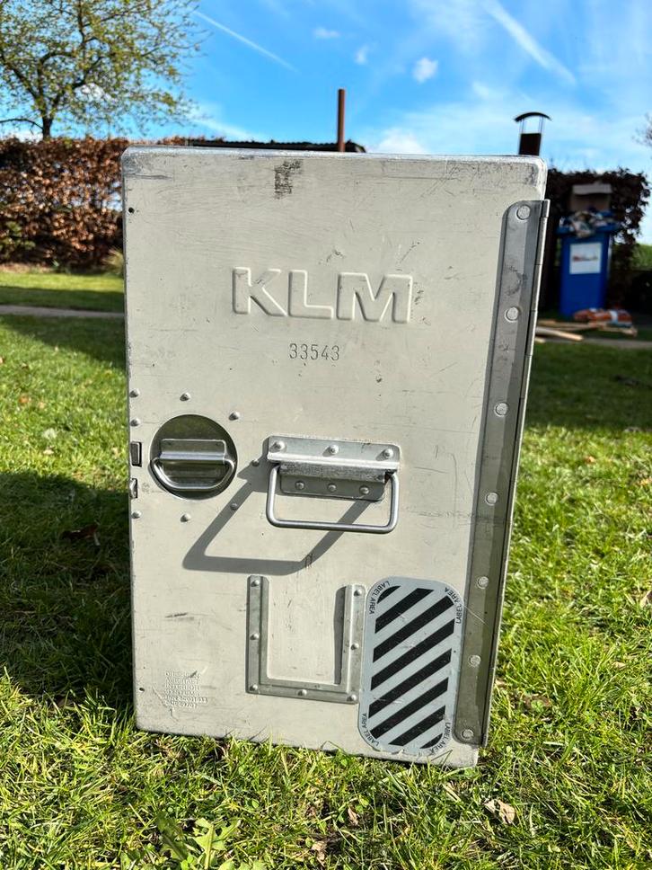 KLM Galley Trolley - Vintage Vliegtuig Trolley, Verzamelen, KLM Huisjes, Gebruikt, Paleis of Waag, Ophalen