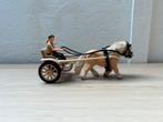 Schleich sulky, Ophalen of Verzenden, Zo goed als nieuw, Paard, Beeldje of Figuurtje