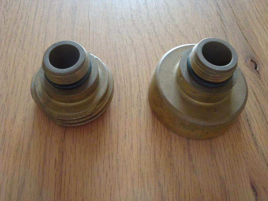 Set van twee LPG nippels verloop verloopnippels, Ophalen of Verzenden, Gebruikt