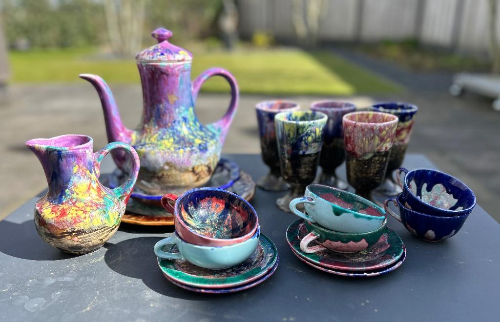 BROCANTE Gaston Gieubier Morvan 15-dlg servies, Ophalen of Verzenden