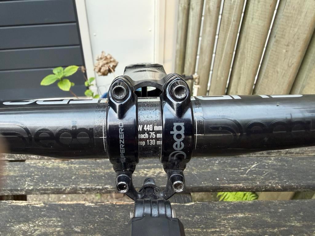 Deda Superzero Carbon Stuur & Stuurpen + Garmin Mount, Ophalen, Gebruikt, Stuur, Racefiets