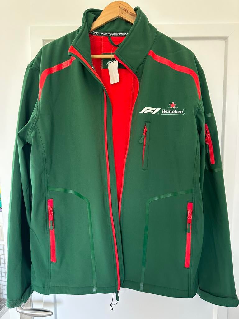 Heineken F1 softshell jas, Ophalen of Verzenden, Nieuw, Maat 56/58 (XL), Groen