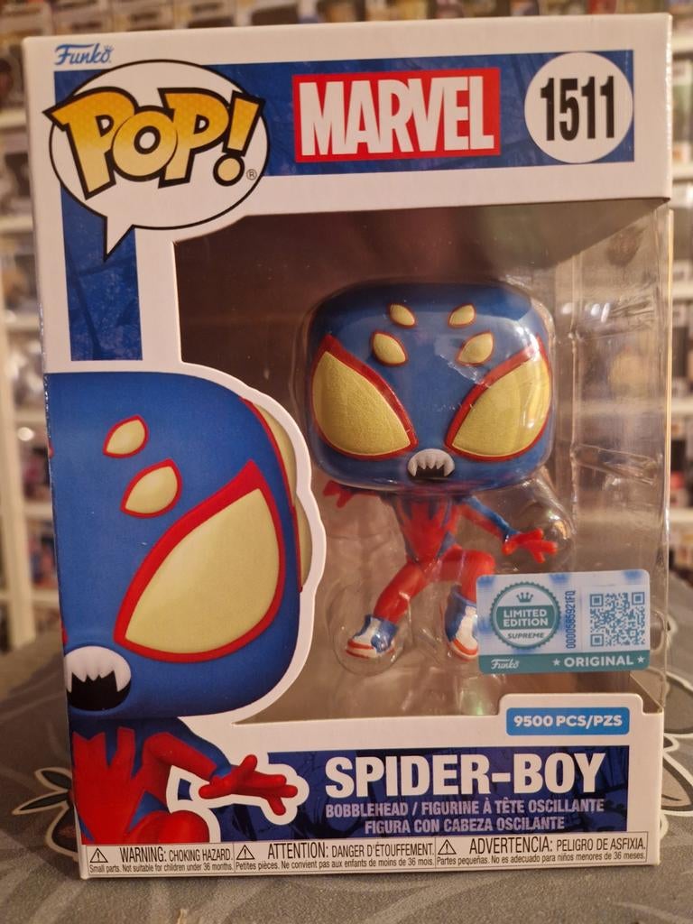 Funko Spider-Boy 1511 limited 9500 pcs, Ophalen of Verzenden, Nieuw