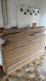 Parketvloer ca. 24m2, Doe-het-zelf en Verbouw, Gebruikt, 10 m² of meer, 10 tot 30 cm, Hout