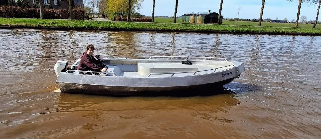 Aluminium boot / sloep elektrisch,  thuis laden, Elektrisch, Aluminium, Ophalen of Verzenden, Buitenboordmotor