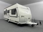 Fendt Bianco Selection 465 TG Voortent Rolbed INCL STALLING, Caravans en Kamperen, Caravans, Bedrijf, Koelkast, 1250 - 1500 kg