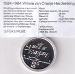 50 Gulden 1984 Proof met boekje in Doosje, Verzenden, Koningin Beatrix, Zilver, Losse munt