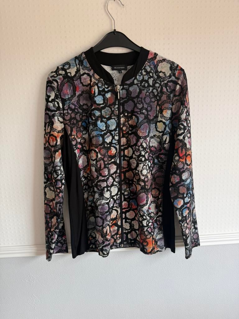 Witteveen, jasje/vestje, meerkleurig, maat L, Kleding | Dames, Truien en Vesten, Ophalen of Verzenden, Zo goed als nieuw, Maat 42/44 (L)
