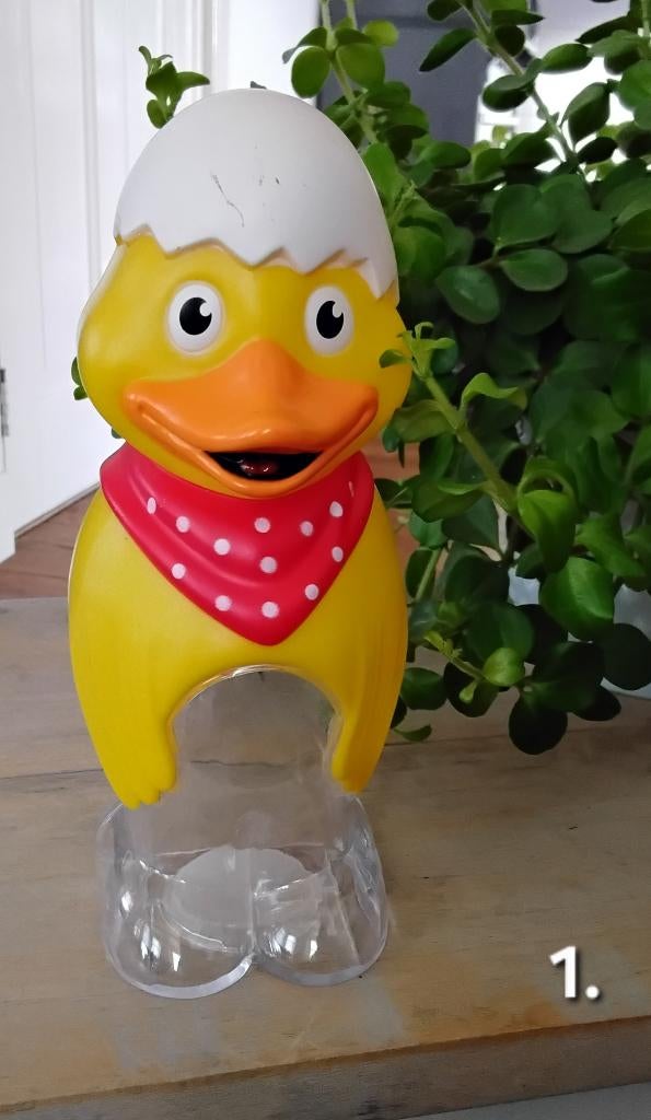 Kunststoffen paasfiguur - kuiken - kuikentje (nr. 1), Ophalen of Verzenden, Gebruikt