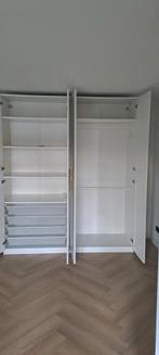 Witte kledingkast met lades en hangruimte, Huis en Inrichting, Kasten | Kledingkasten