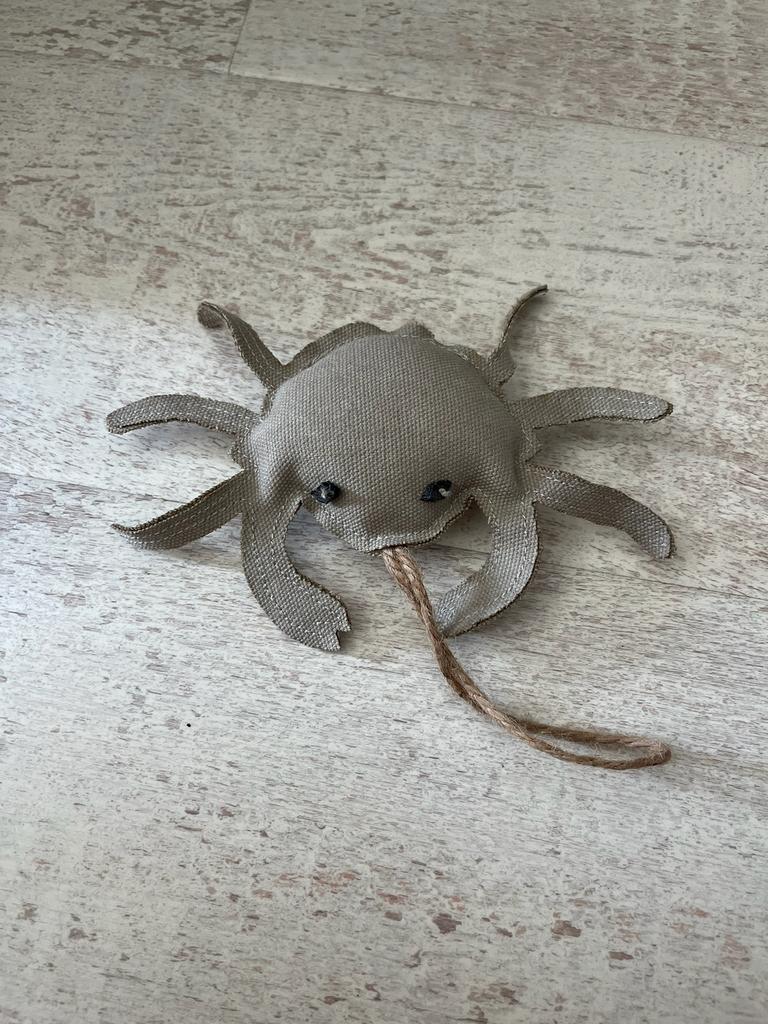 Te koop: stoffen krab van Rivièra Maison, sample, Ophalen of Verzenden, Nieuw