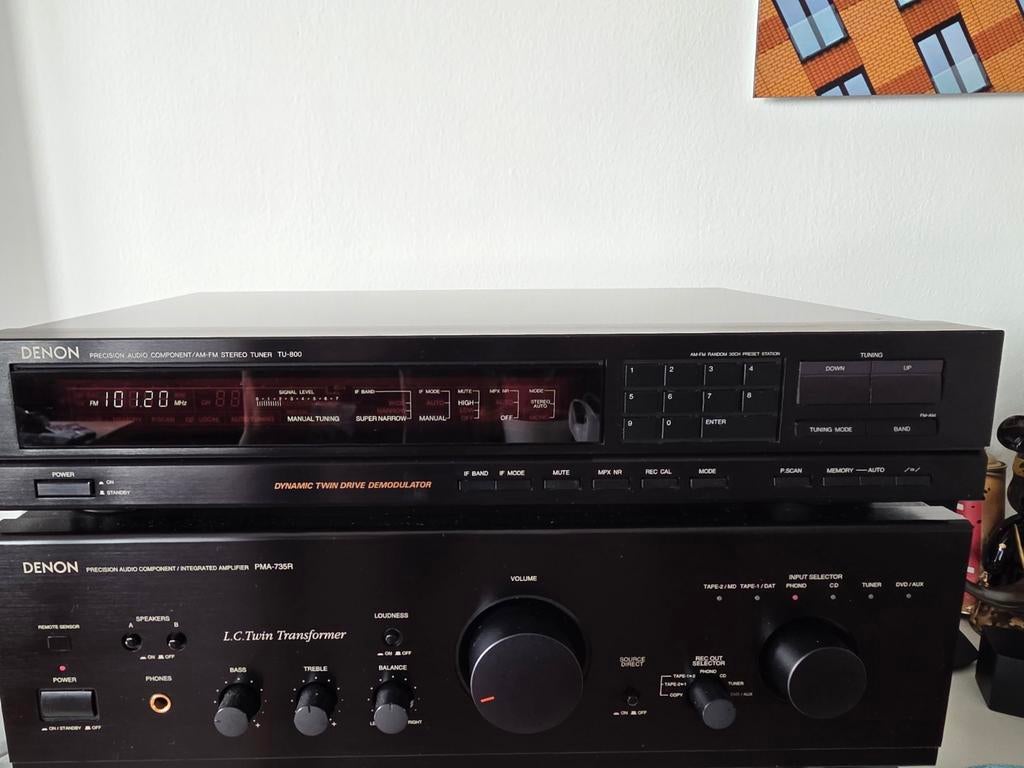 Denon TU-800 AM/FM Stereo Tuner, Audio, Tv en Foto, Tuners, Ophalen of Verzenden, Zo goed als nieuw, Analoog