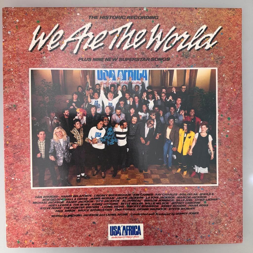 USA FOR AFRICA - WE ARE THE WORLD vinyl LP, Verzenden, Zo goed als nieuw, 12 inch