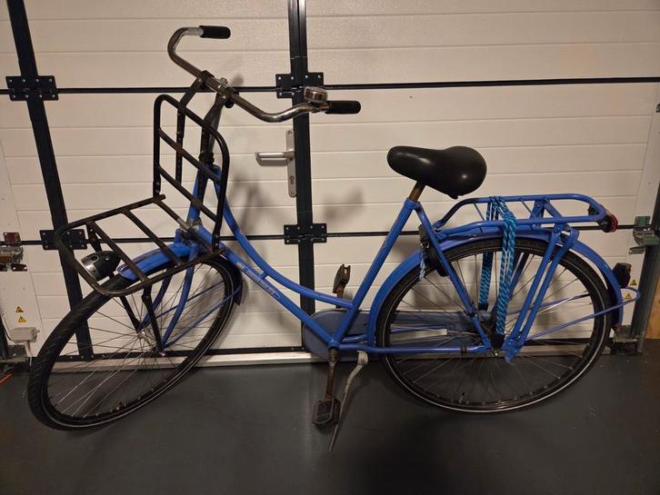 Paarse damesfiets, Fietsen en Brommers, Fietsen | Dames | Omafietsen, Gebruikt, 56 cm of meer, Versnellingen, Ophalen