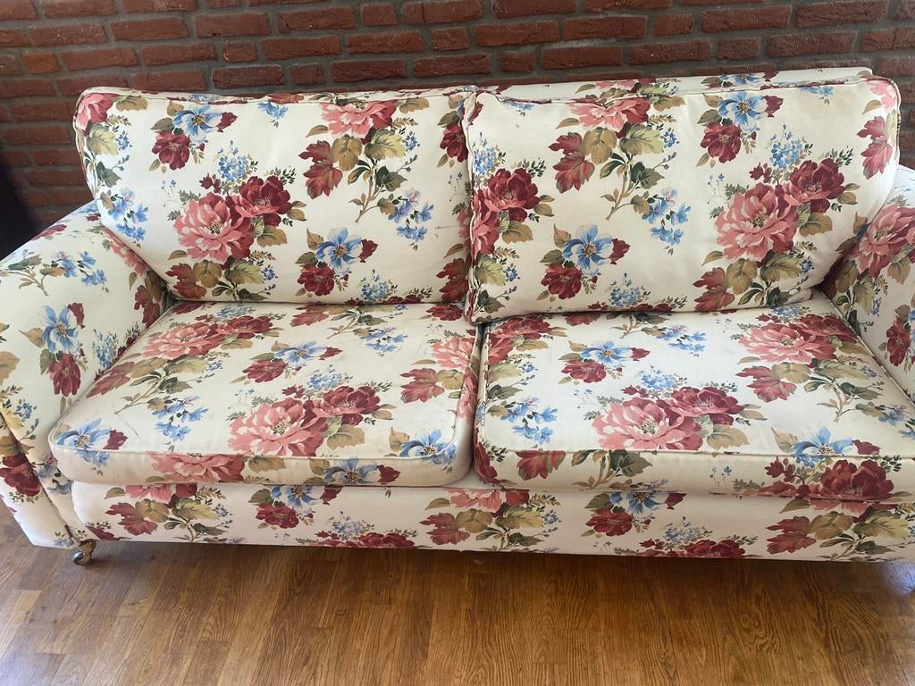 Bank bloemen, Huis en Inrichting, Banken | Bankstellen, Ophalen, Gebruikt