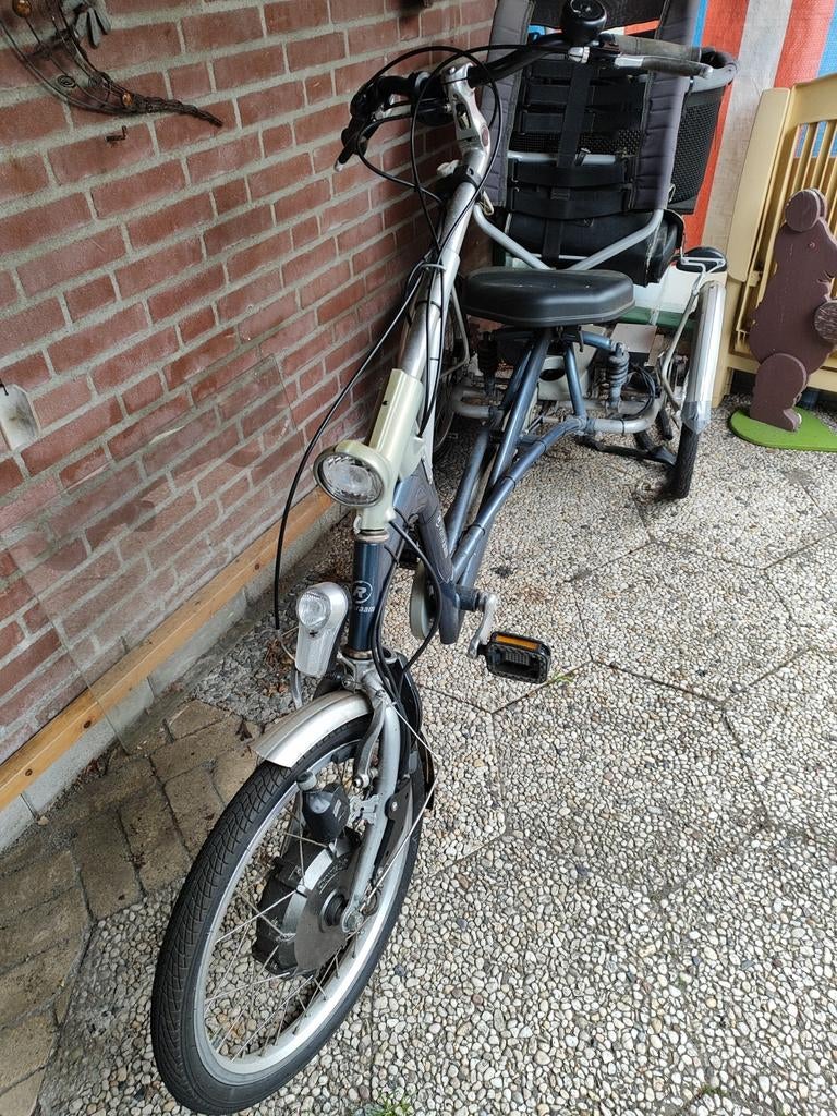 Van Raam Fun2Go duofiets met elektrische ondersteuning, Fietsen en Brommers, Fietsen | Driewielfietsen, Ophalen, Gebruikt, Van Raam