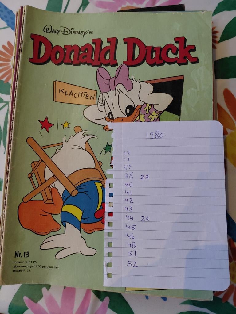 Donald duck 1980, Boeken, Stripboeken, Meerdere stripboeken, Ophalen of Verzenden, Gelezen