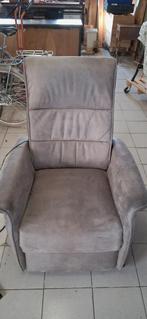 Sta op stoel sta-op stoel luxe relax fauteuil, Huis en Inrichting, Fauteuils, Ophalen, Minder dan 75 cm, Leer, Zo goed als nieuw