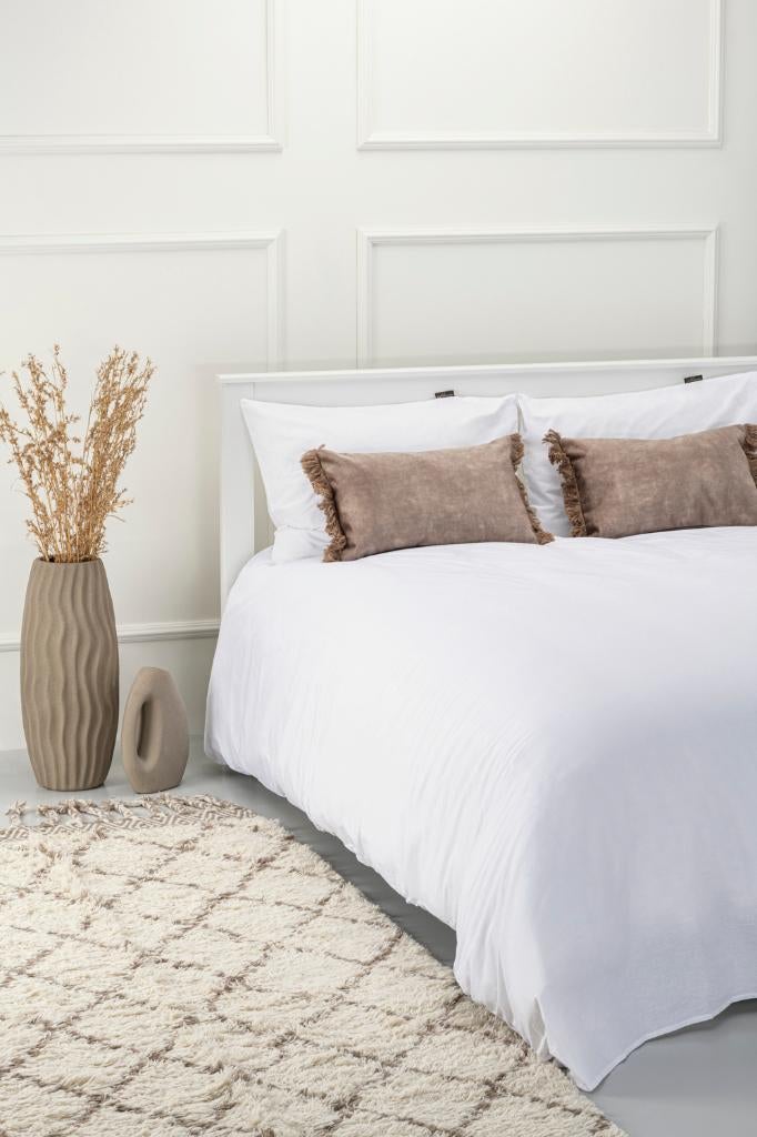 Dekbedovertrek met klittenband 100%katoen 240 x 220cm + 20cm, Contact@kesselshometextiles.nl, Wit, Ophalen of Verzenden, Amsterdamsestraatweg 45-D, 1411 AX Naarden