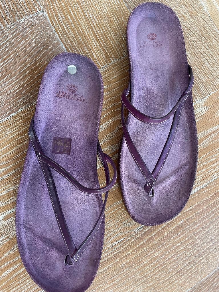 Fred de la Bretoniere: Ongedragen paarse sandalen.Maat 37, Kleding | Dames, Schoenen, Fred de la Bretoniere, Overige kleuren, Nieuw