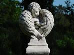 Beeld Engel met Vleugels - 57 cm - Steen, Steen, Engelenbeeld, ., Nieuw