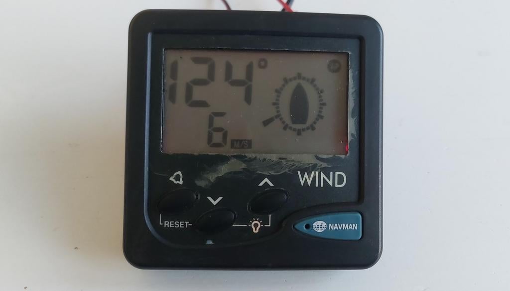 NAVMAN Wind W100 klokje. f/ Wind Transducer Vaan Northstar ., Ophalen of Verzenden, Zo goed als nieuw, Gps of Kompas