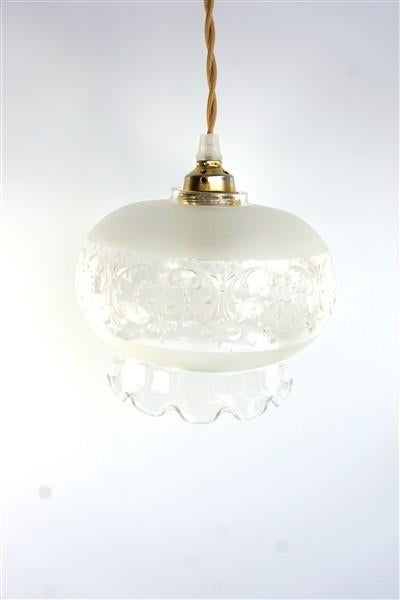 Glazen lampenkap Soft Ocher | Vintage Vedette® Glazen Hanglampen
