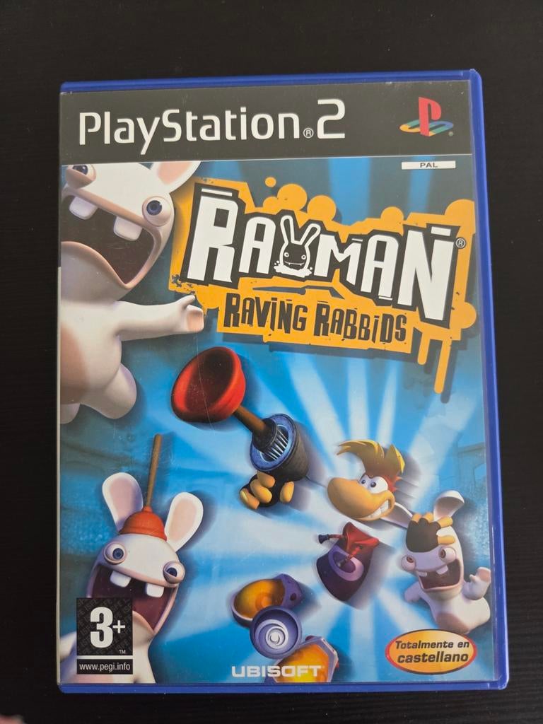 Rayman Raving Rabbids - PlayStation 2 (PS2), Spelcomputers en Games, Games | Sony PlayStation 2, Gebruikt, 1 speler, Vanaf 3 jaar