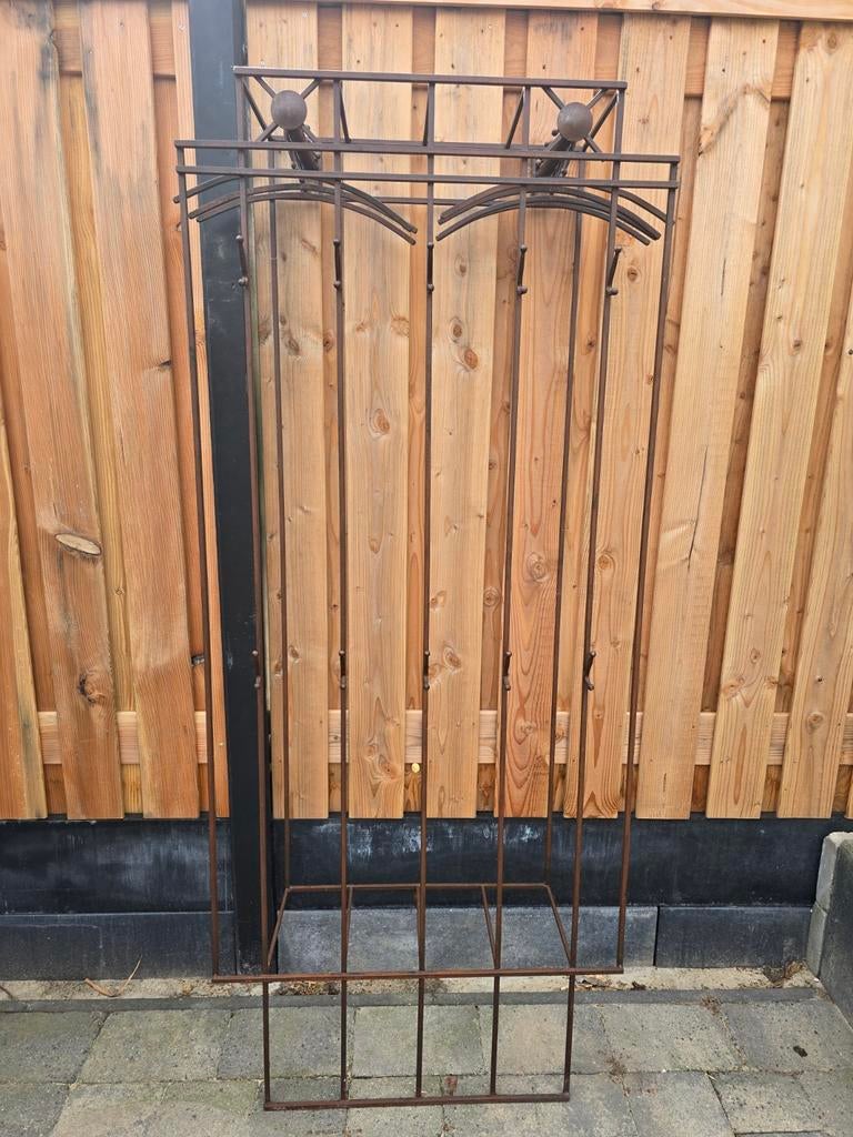 IJzeren kapstok met 7 hangers, landelijke stijl, Ophalen