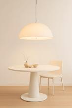 2x hanglamp basic dome 60 met diffuser kunststof wit, Huis en Inrichting, Lampen | Hanglampen, Ophalen, Kunststof, Zo goed als nieuw