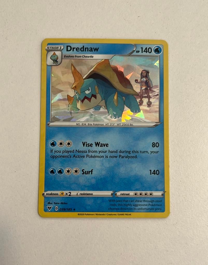Drednaw - Vivid Voltage (VIV) 39/185 (holo), Ophalen of Verzenden, Zo goed als nieuw, Losse kaart