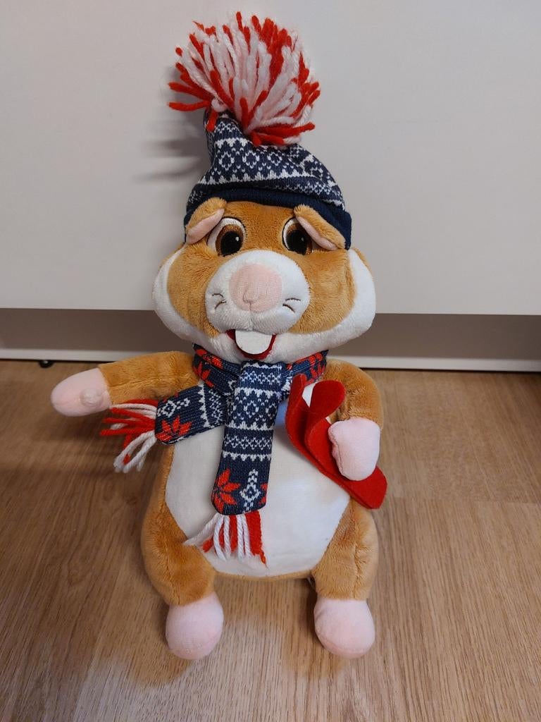 AH hamster knuffel winter ski, Verzamelen, Supermarktacties, Ophalen of Verzenden