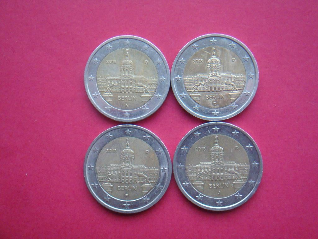 Duitsland setje 2 Euromunten Berlin 2018., Postzegels en Munten, Munten | Europa | Euromunten, Verzenden, Duitsland, 2 euro, Setje