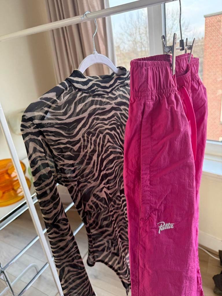 Patta trainingsbroek xl + mesh zebra top M, Ophalen of Verzenden, Zo goed als nieuw, Maat 46/48 (XL) of groter