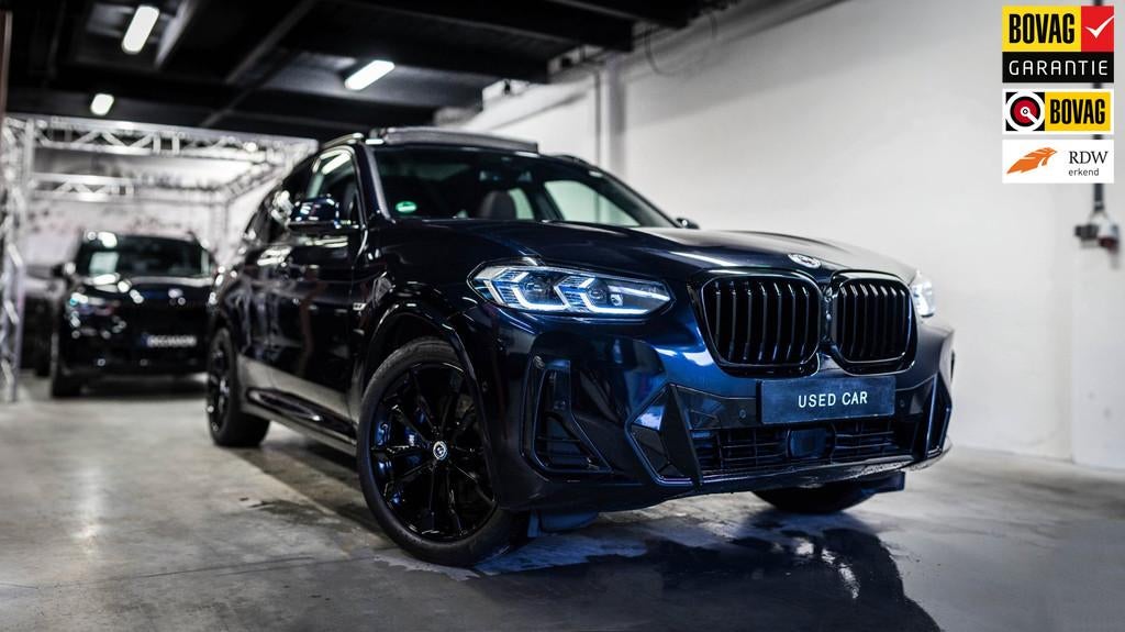 BMW X3 xDrive30e High Executive M Sport |PANO|ACC|HUD|H&K|LA, Gebruikt, Zwart, Vierwielaandrijving, SUV of Terreinwagen